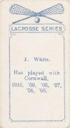 1910 Imperial Tobacco Lacrosse Color (C60) #25 John White Back